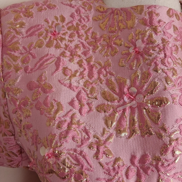 Catchall Astrid Frozen Berry Jacquard Floral Mini Dress Size Small NWT - Picture 4 of 14